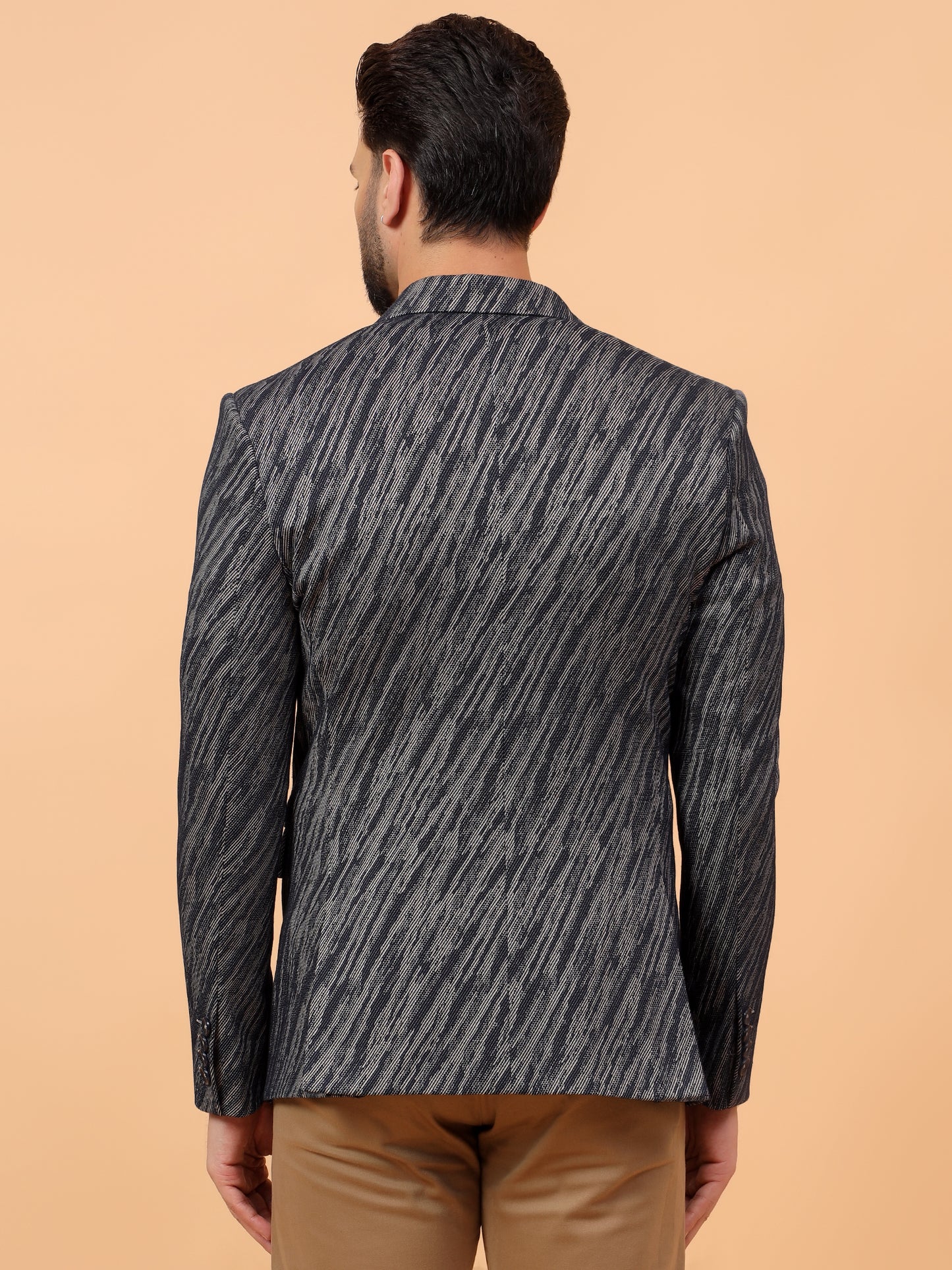 Black & White Printed Blazer
