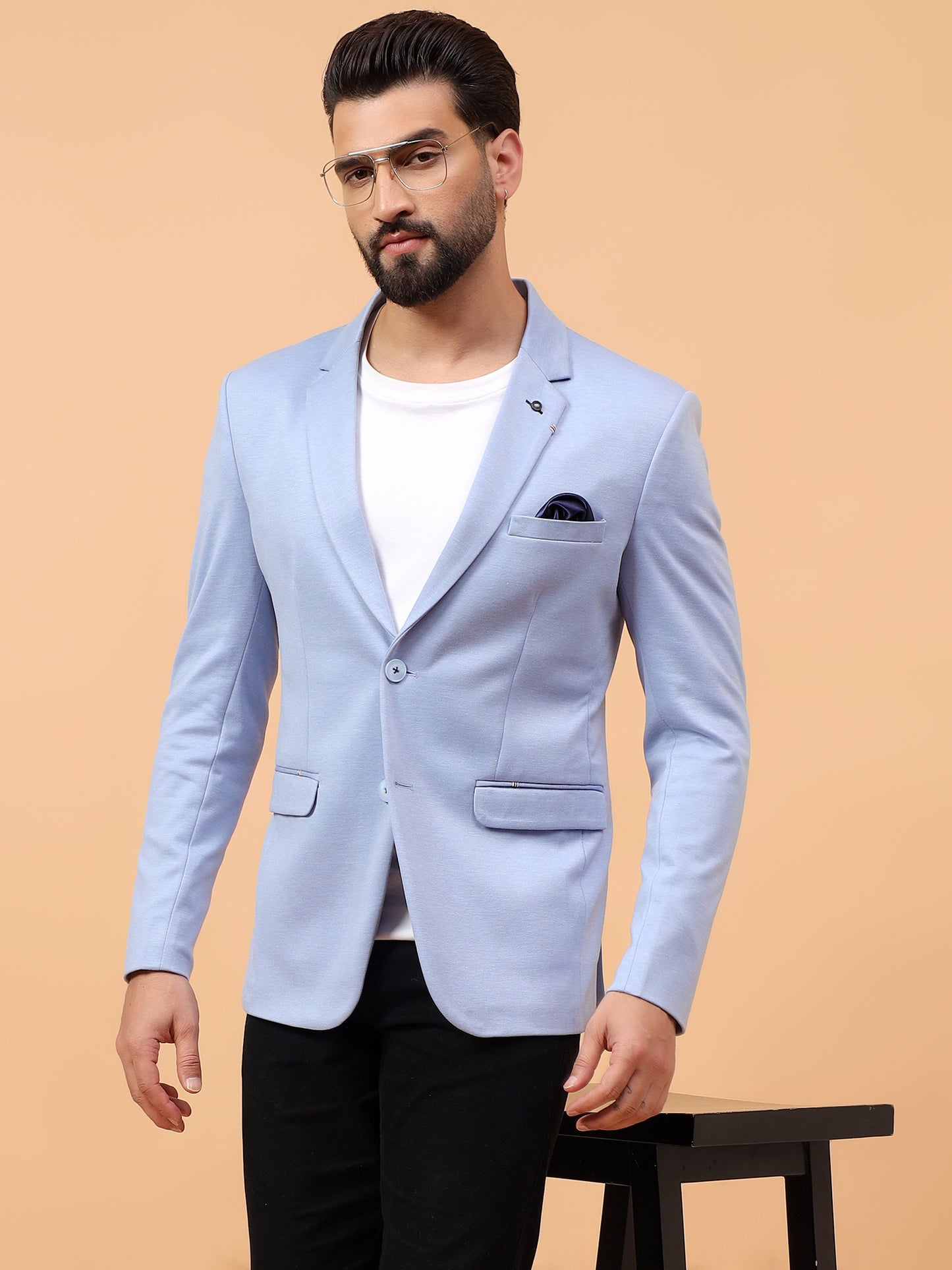 Elegant Light Blue Blazer