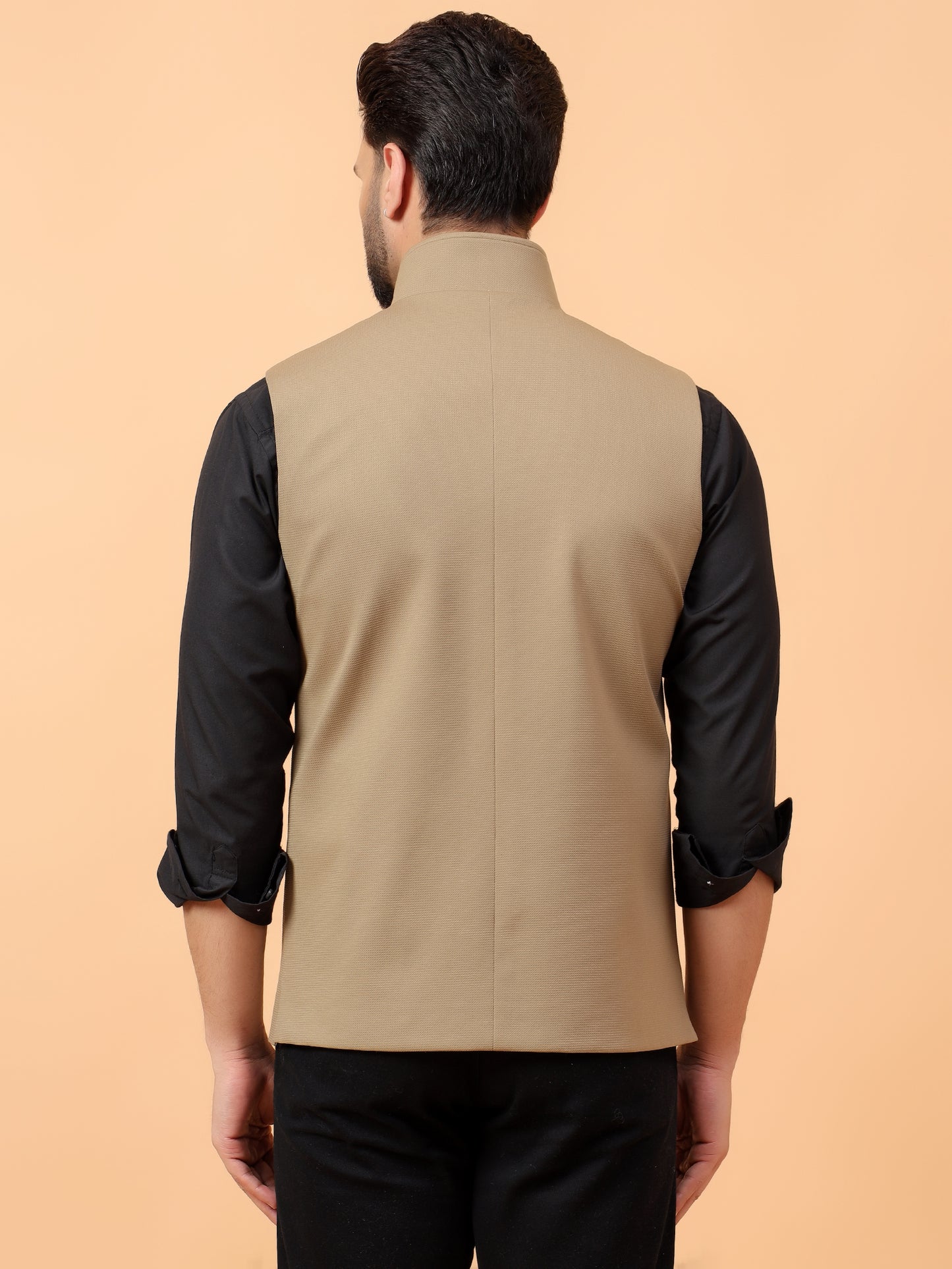 Stylish Beige Waistcoat