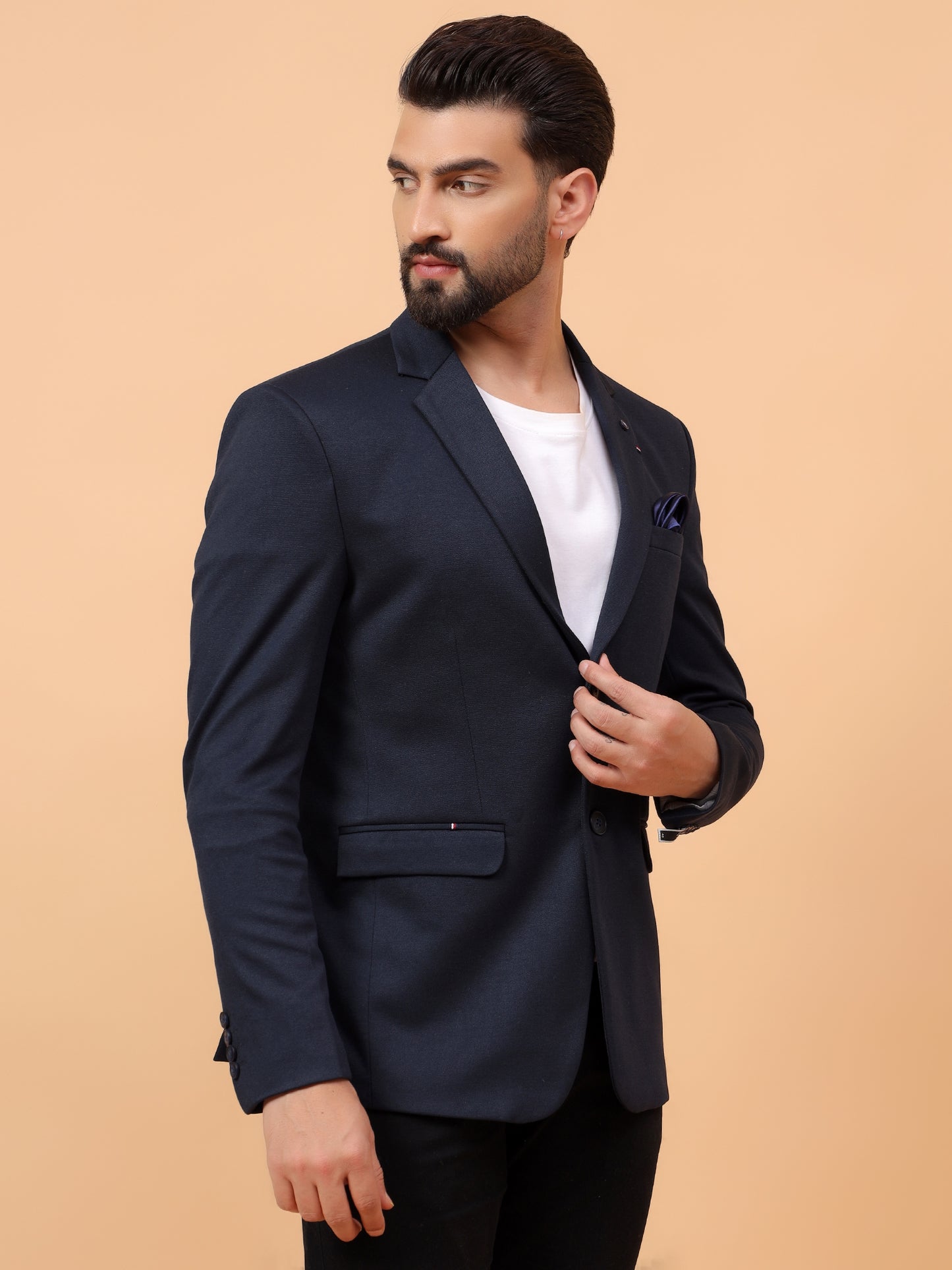 Classic Navy Blue Blazer