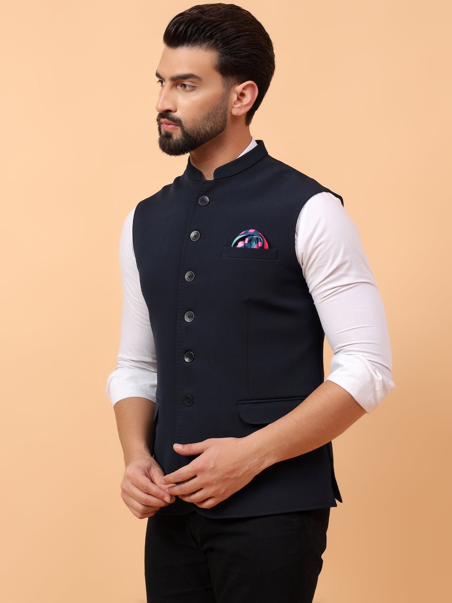 Classic Black Nehru Jacket