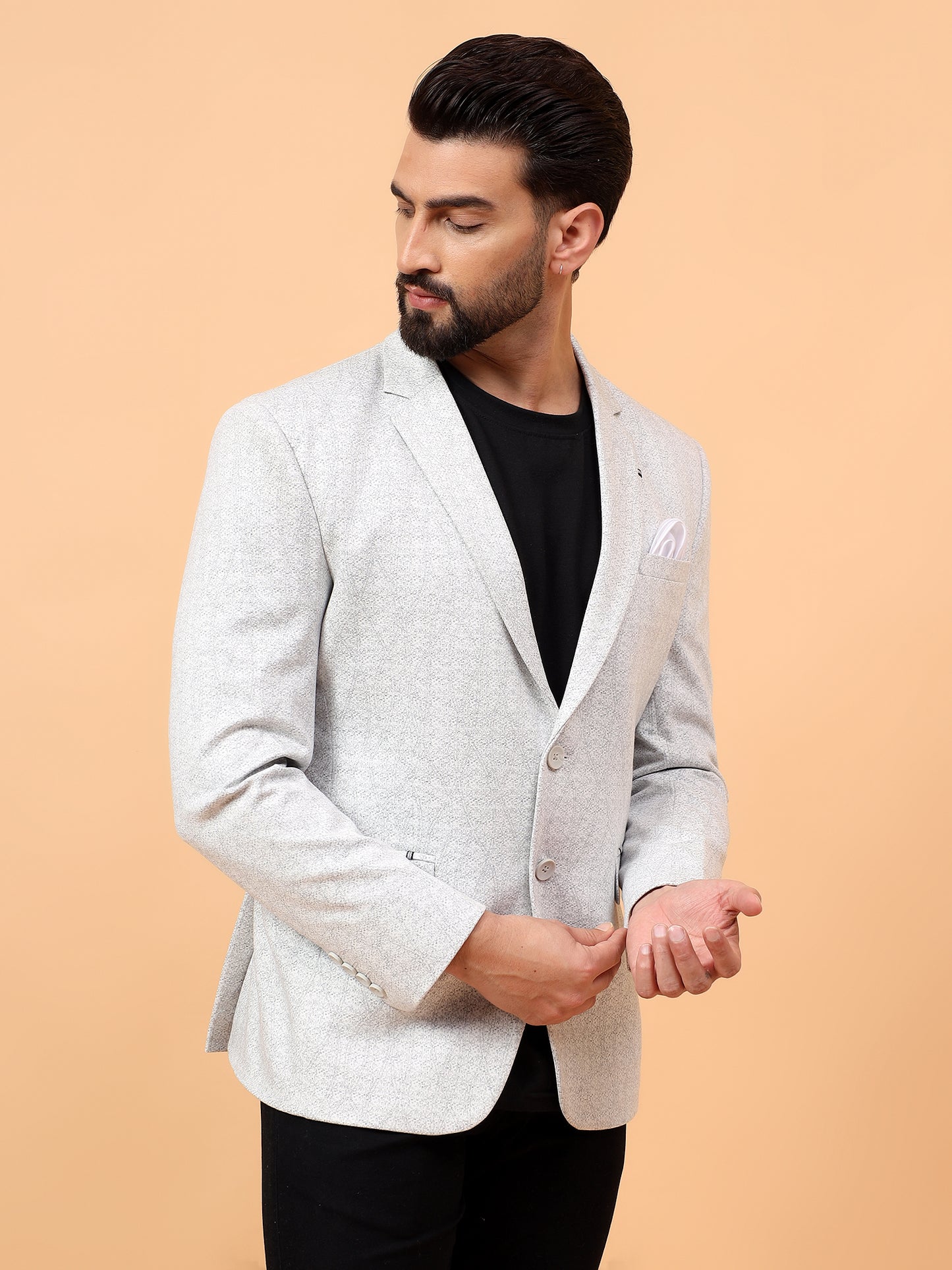 White Hosiery Blazer