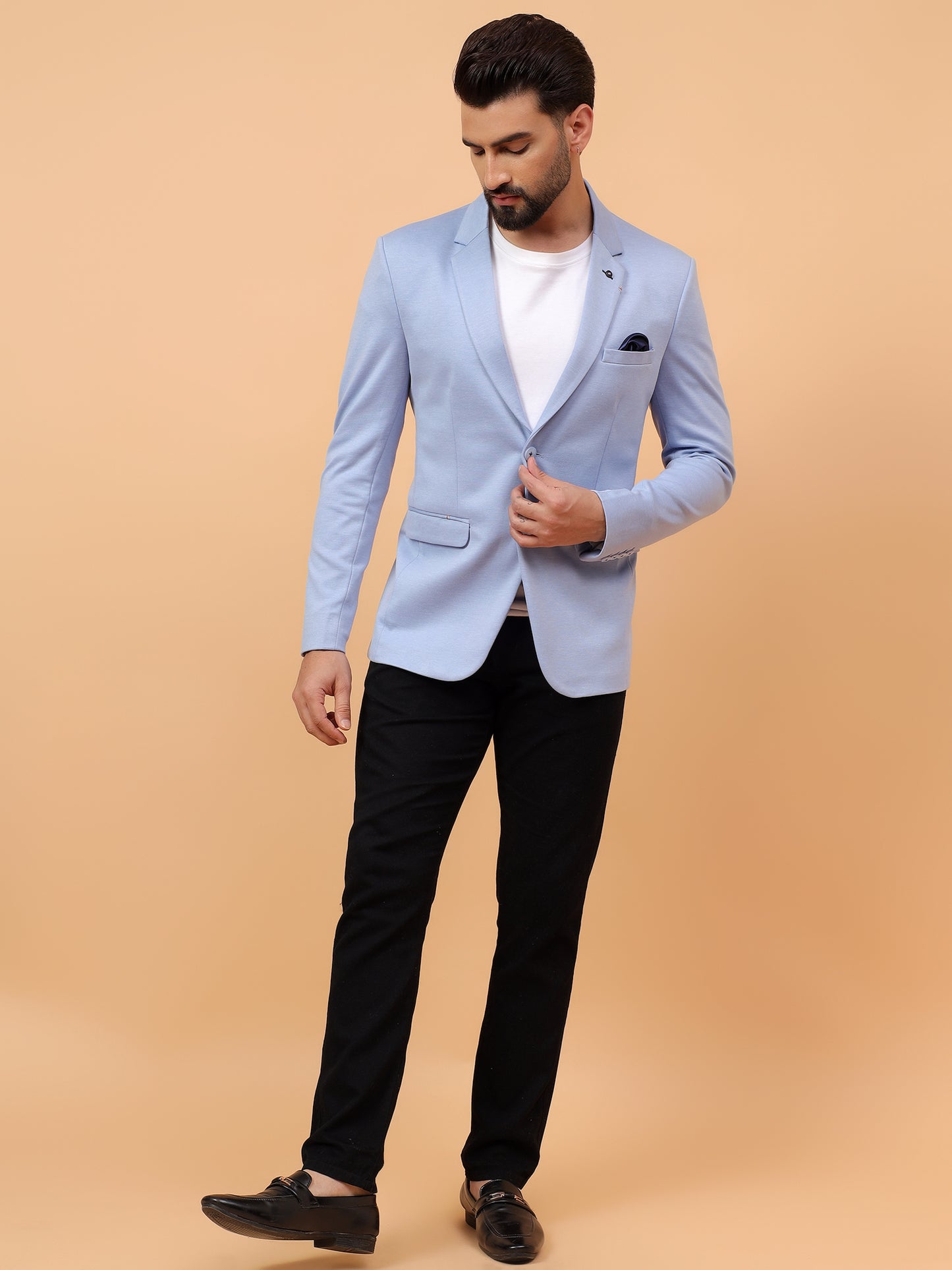 Elegant Light Blue Blazer