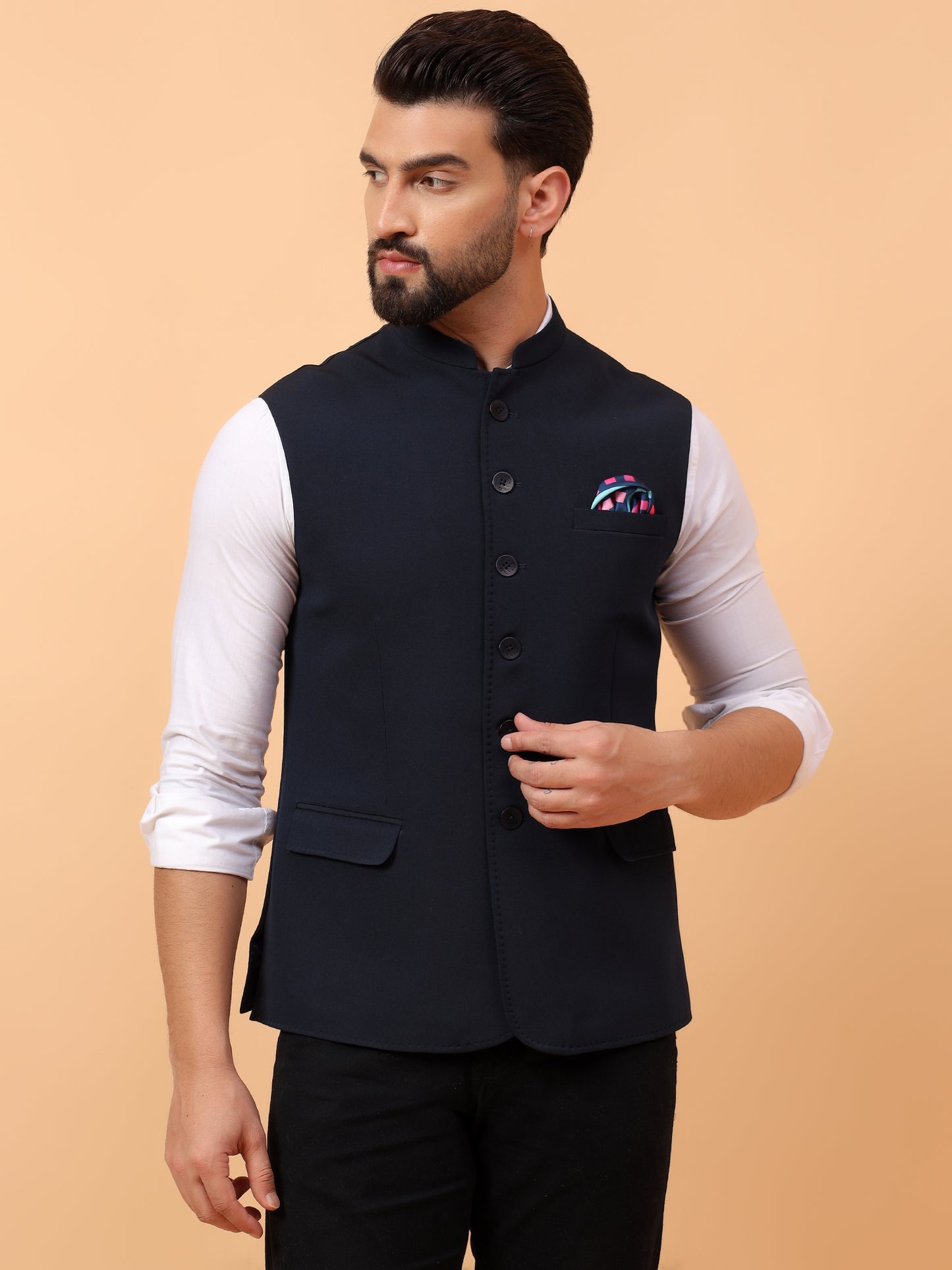 Classic Black Nehru Jacket