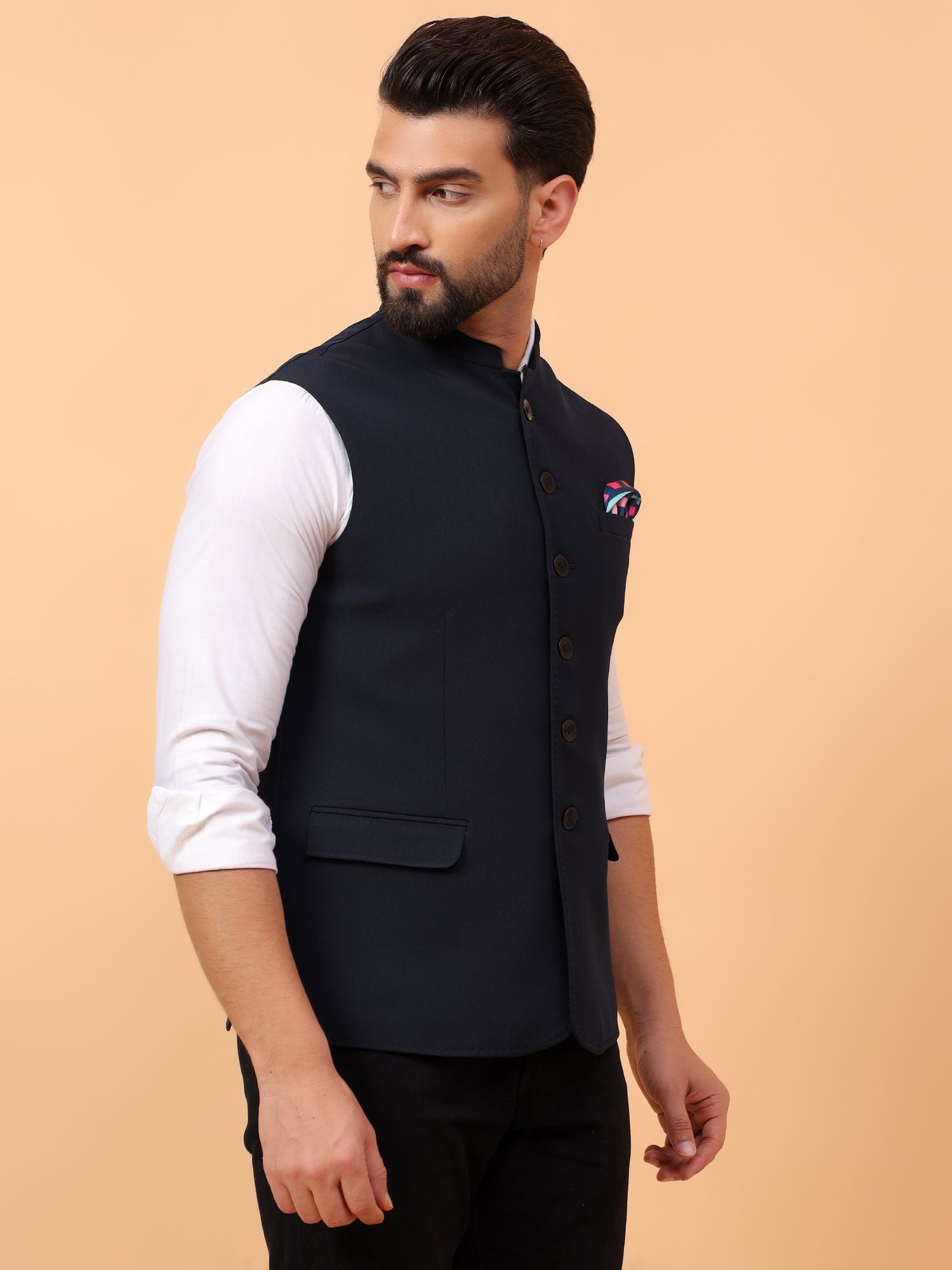 Classic Black Nehru Jacket