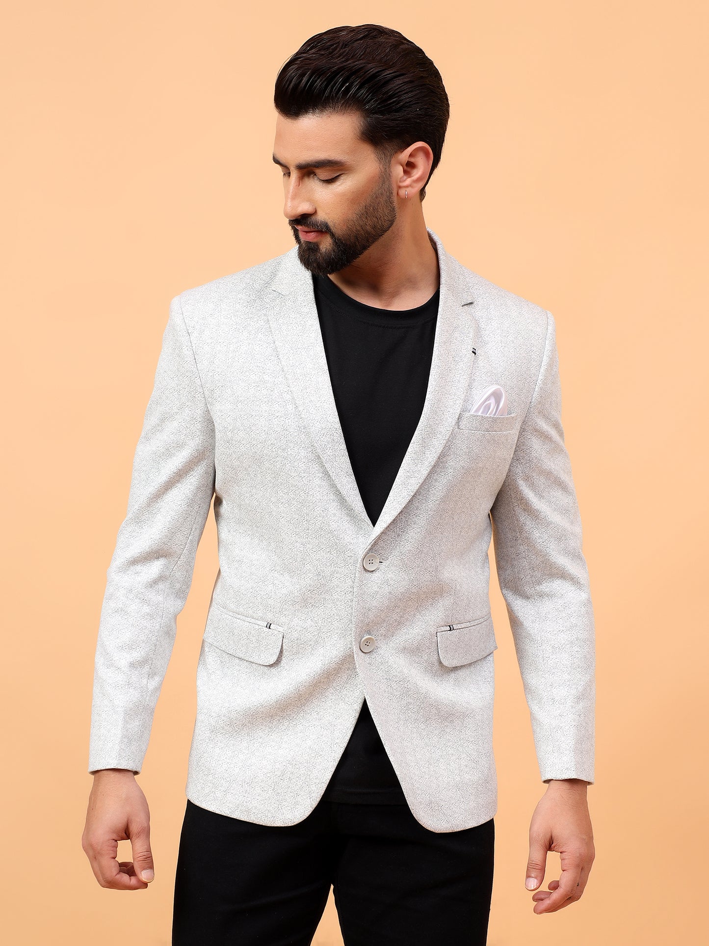 White Hosiery Blazer