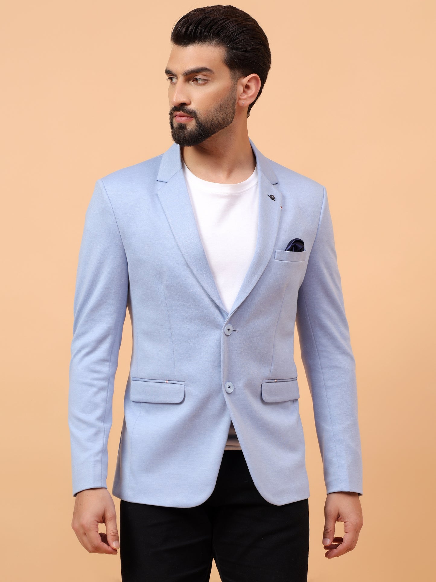 Elegant Light Blue Blazer