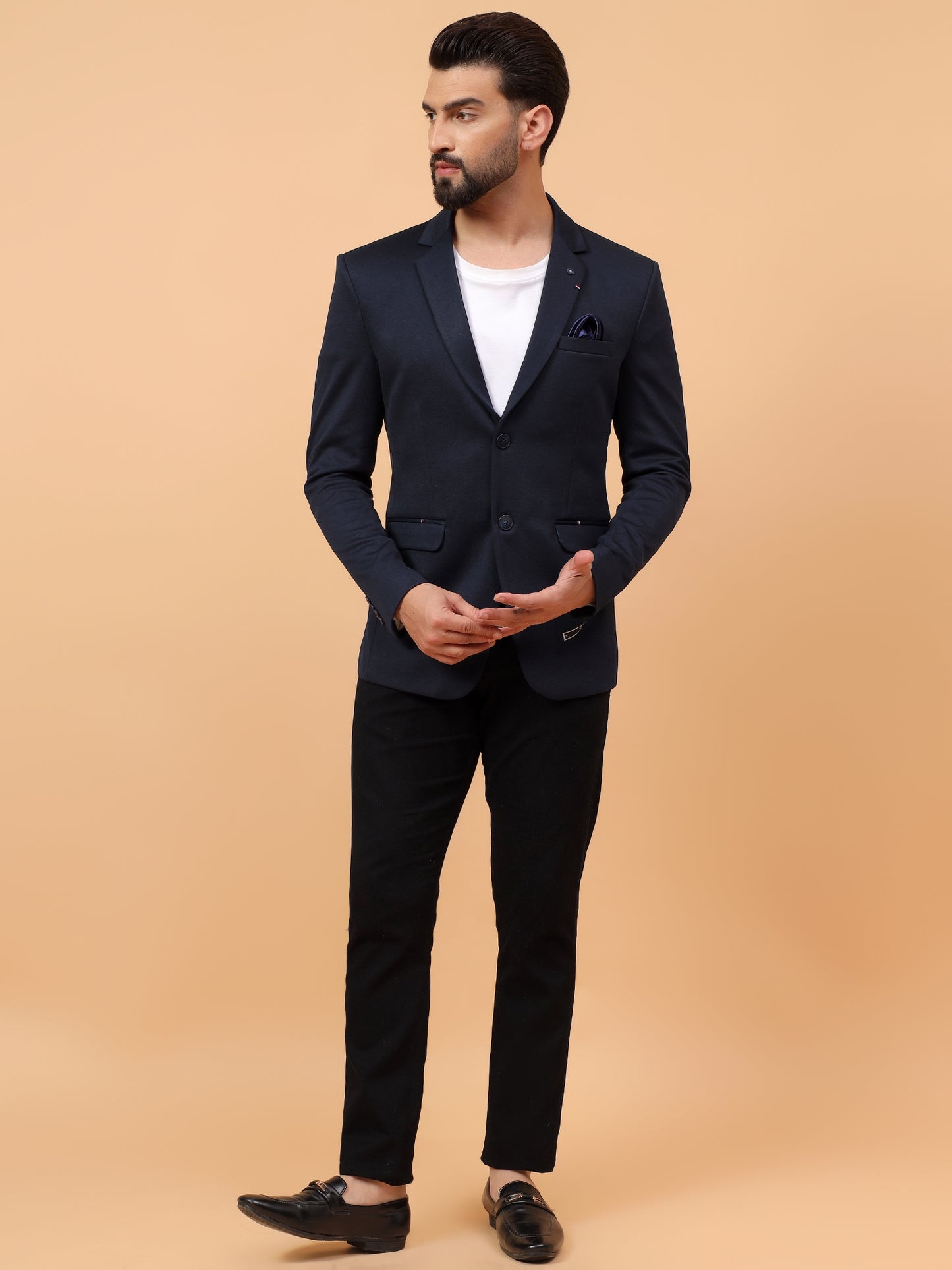 Classic Navy Blue Blazer