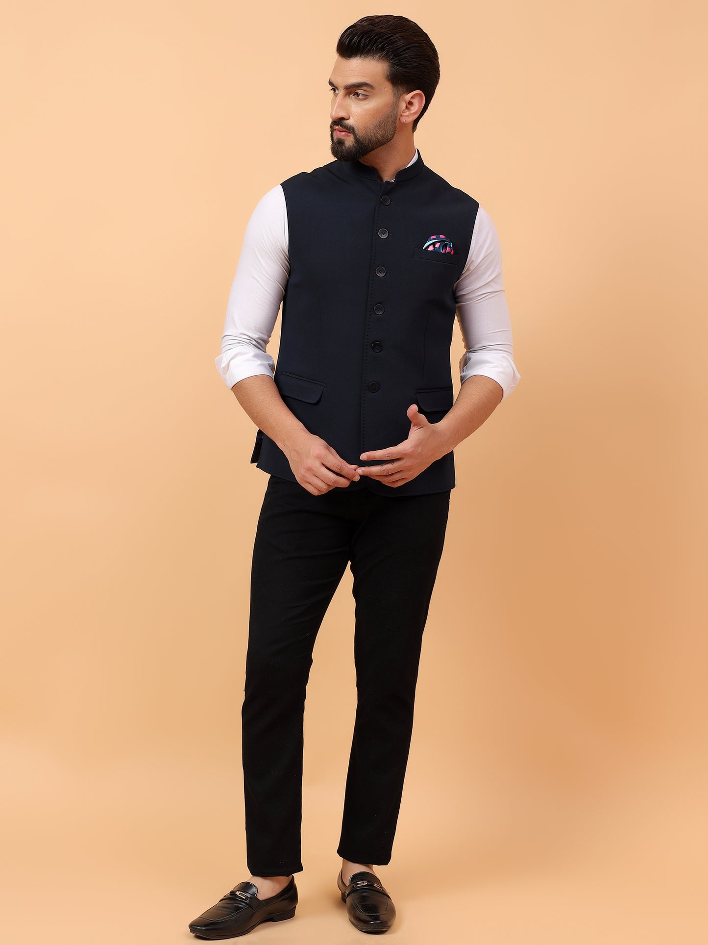 Classic Black Nehru Jacket
