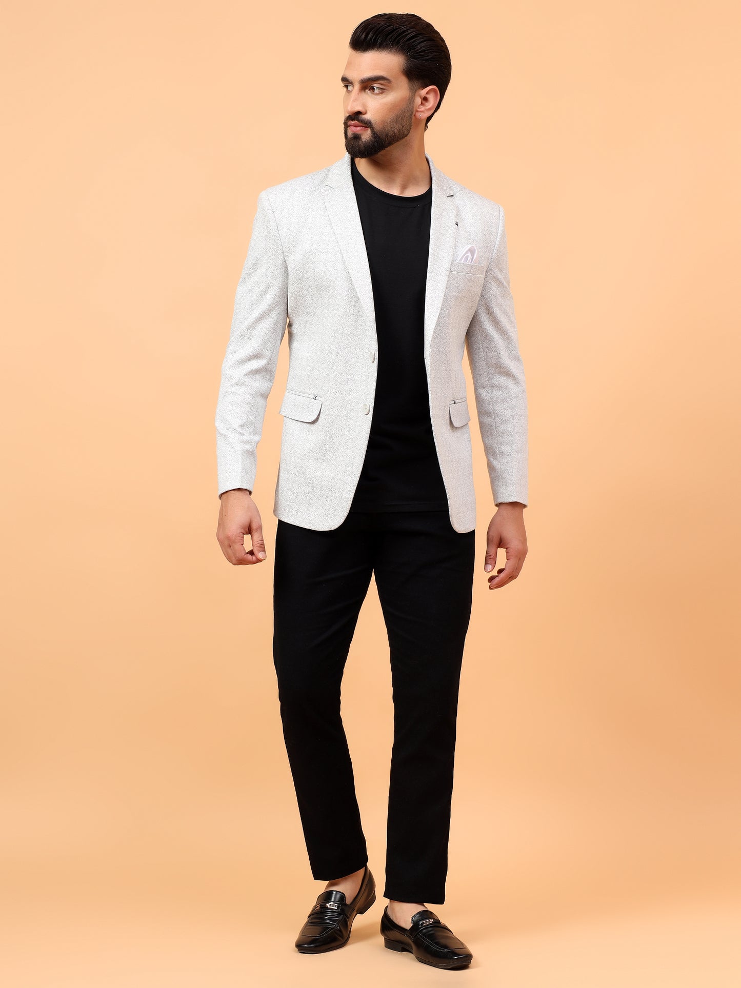 White Hosiery Blazer