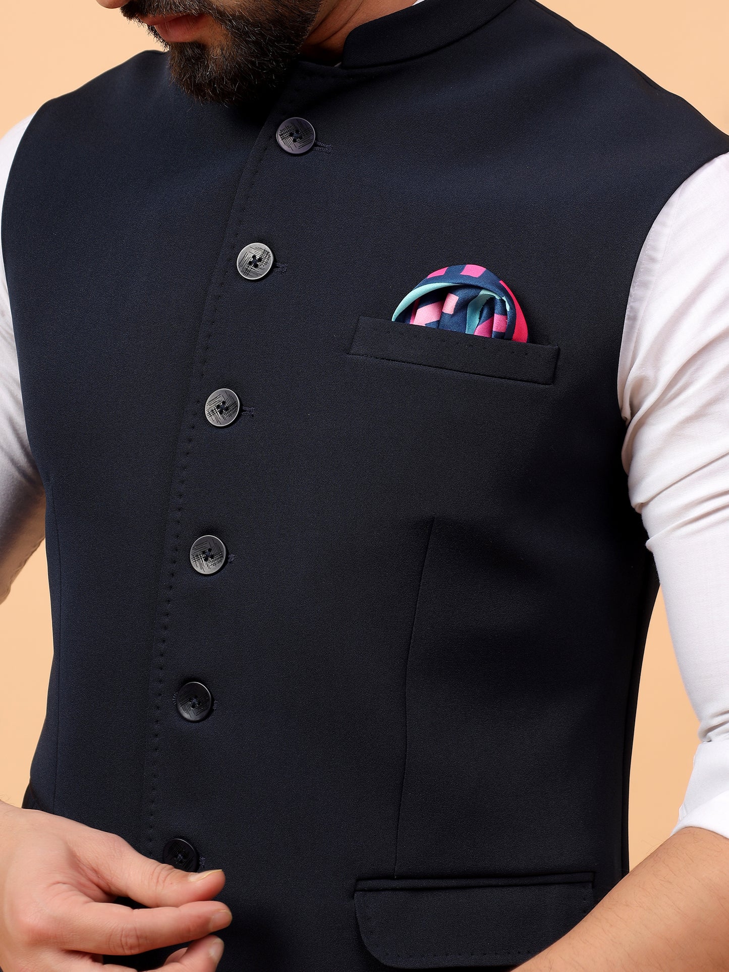 Classic Black Nehru Jacket