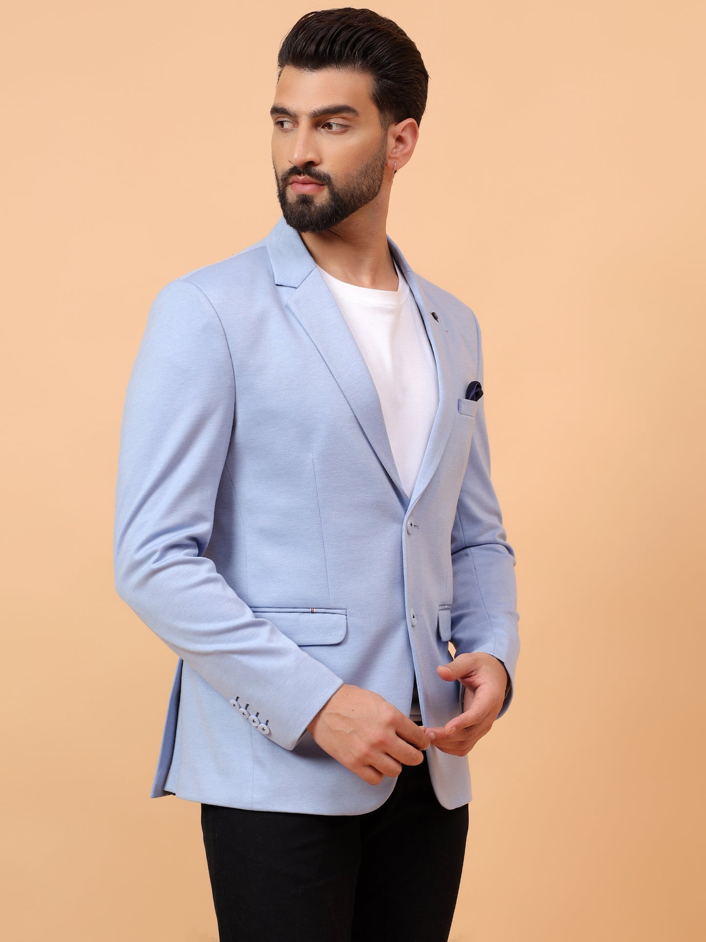 Elegant Light Blue Blazer