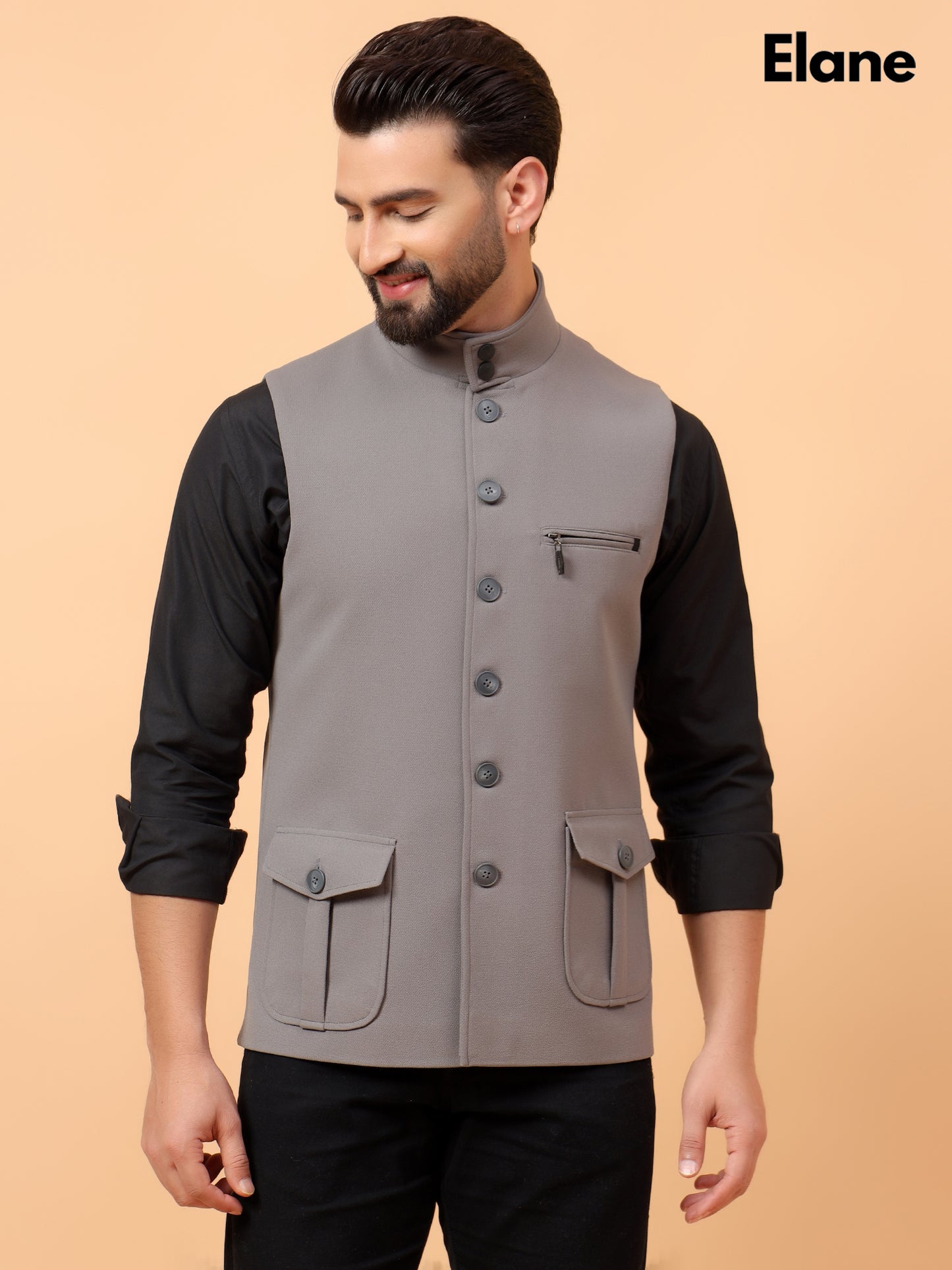 Elegant Grey Waistcoat