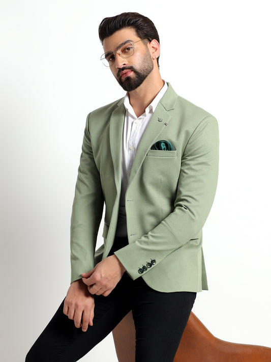 Pistachio green blazer