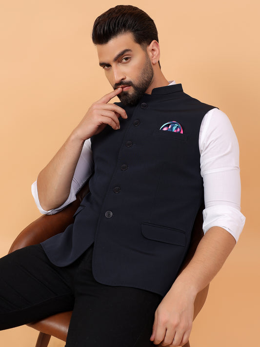 Classic Black Nehru Jacket