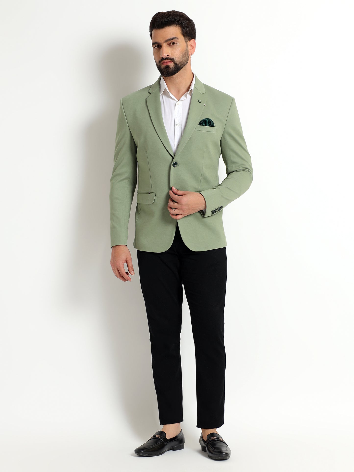 Pistachio green blazer