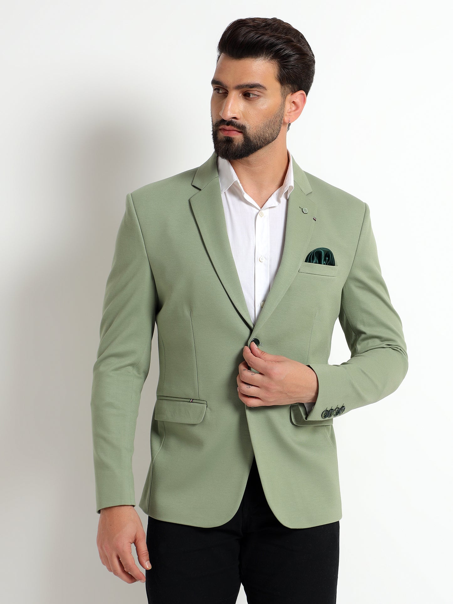 Pistachio green blazer