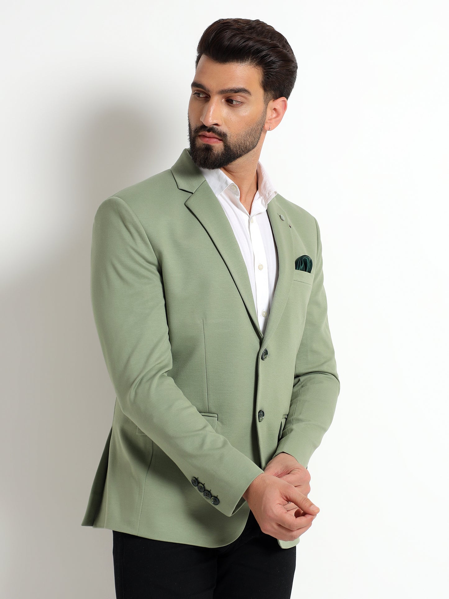 Pistachio green blazer